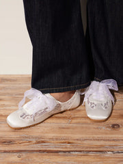 MESH LACE-UP SNEAKERS
