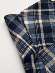 Plaid Low Rise Pleated Mini Skirt with Buttons Curve & Plus