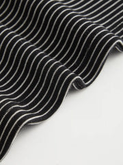 Jacquard Striped Scoop Neck Cami Top