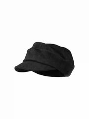 FAUX SUEDE BERET HAT