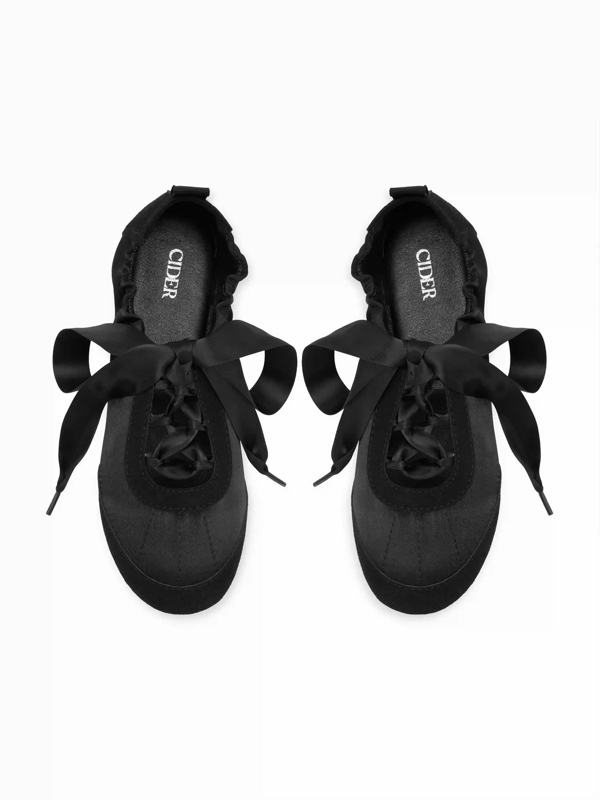 BOWKNOT LACE-UP SNEAKERS