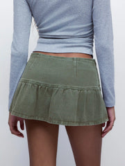 So Metal Low-Rise Skirt