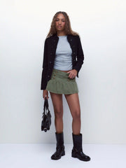 So Metal Low-Rise Skirt
