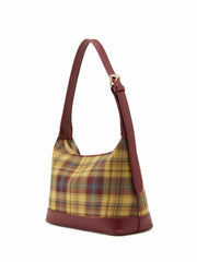 PLAID SHOULDER BAG
