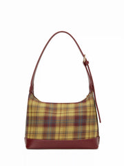 PLAID SHOULDER BAG