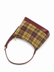 PLAID SHOULDER BAG