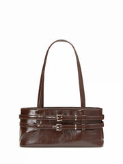 BELTED RECTANGLE SHOULDER BAG