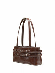 BELTED RECTANGLE SHOULDER BAG