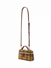 PLAID BOX CROSSBODY BAG
