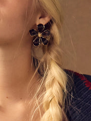 FLOWER STUD EARRINGS