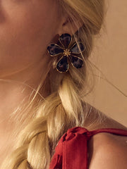 FLOWER STUD EARRINGS